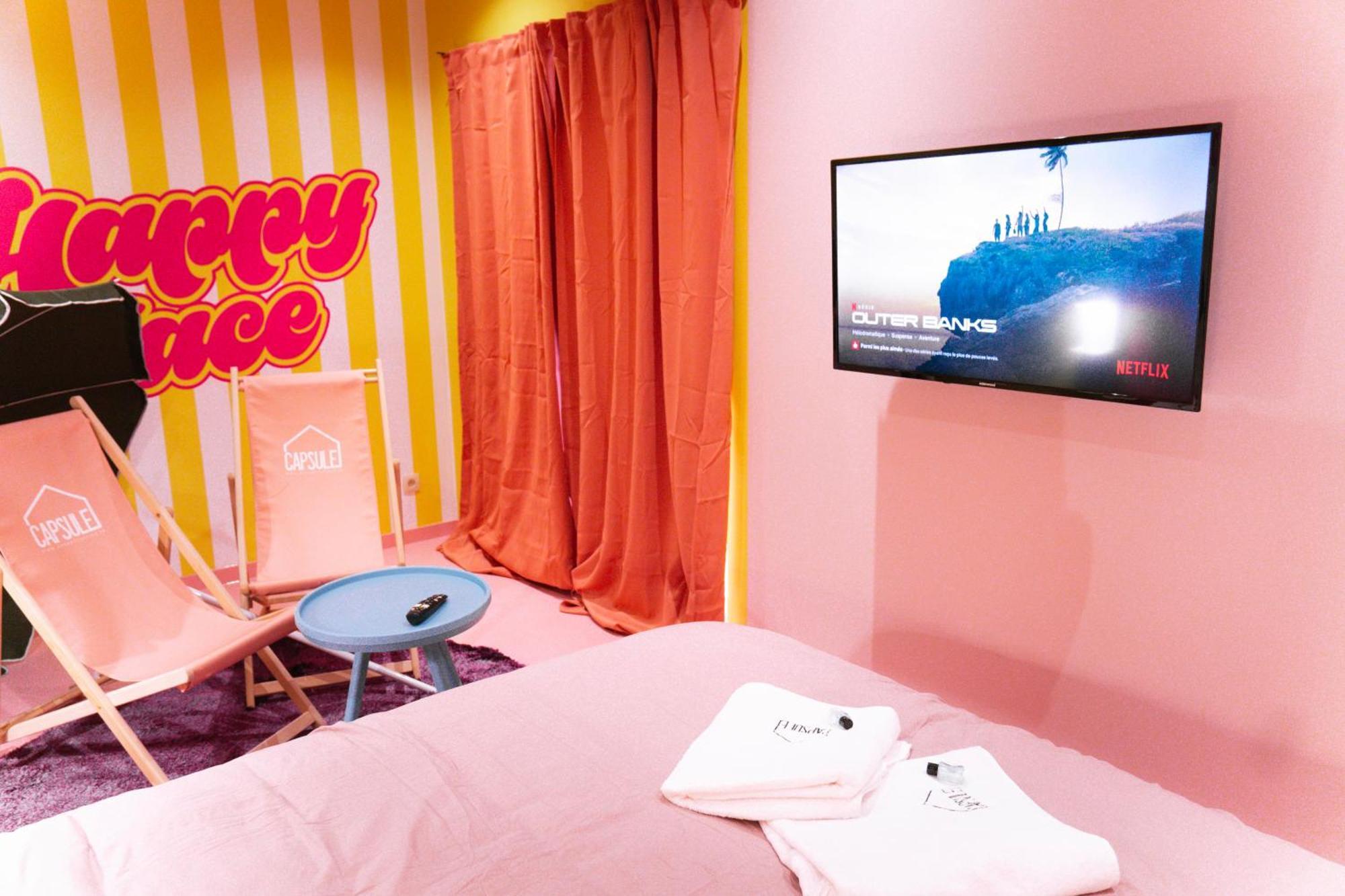 Capsule Girl Power Spa - Balneo - Sauna - Karaoke - Billard - 2 Chambres Charleroi Bagian luar foto